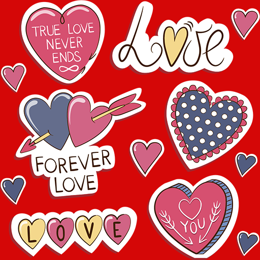 Valentine, Love, Birthday sticker for whatsapp icon