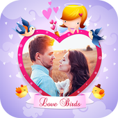 Love Photo Frame : Romantic Love Photo Frame أيقونة