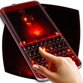 Red Metal Keyboard icon