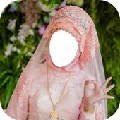 Hijab Girl Wedding Photo Frames on 9Apps