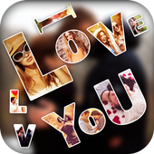 Text Photo Collage icon