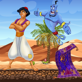 Aladdin Adventures Run Jungle World! icon