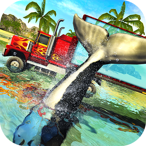 Blue Sea Whale Transport Truck Simulator icon