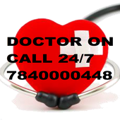 DOCTOR ON CALL-24/7-ALL TREATMENT @HOME/PHONE-CALL icon