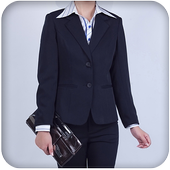 Woman Jacket Photo Suit أيقونة