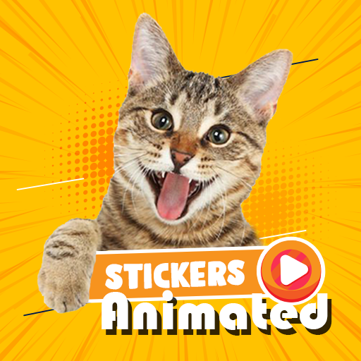 Funny Cat Animated Stickers For WhatAapp icon