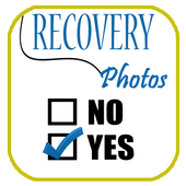 Recover deleted photos icon