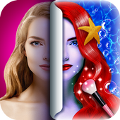 Mermaid Makeup Beauty Salon Photo Editor icon