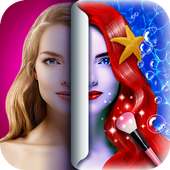 Русалка Макияж Салон Красоты Фоторедактор on 9Apps