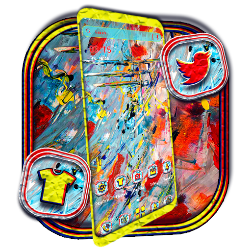 Acrylic Painting Launcher Theme icon