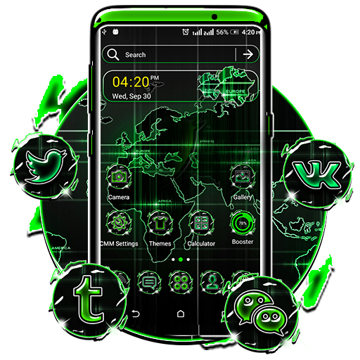 Digital Map Theme Launcher icon