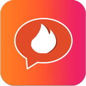Messenger chat and Tinder icon