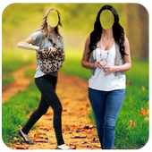 Girls Jeans Photo Suit icon