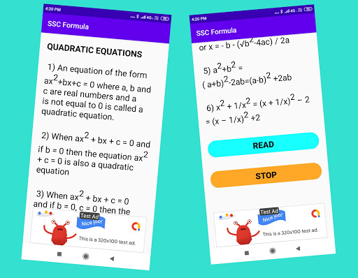 10th Class Math Formulas Talk screenshot 3