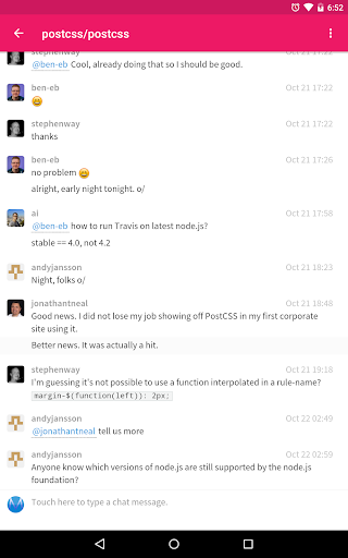 Gitter: Chat for GitLab, GitHub & more screenshot 3