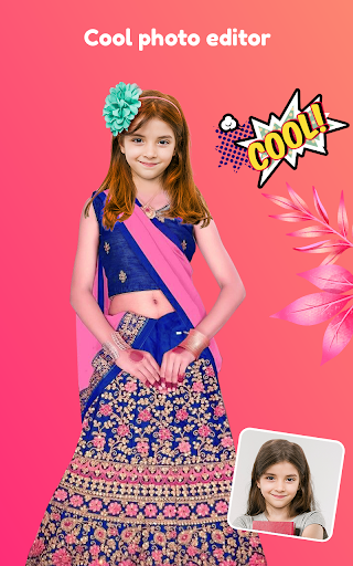 Prettify - Girl Kids Photo Editing, Photo Suit app 2 تصوير الشاشة