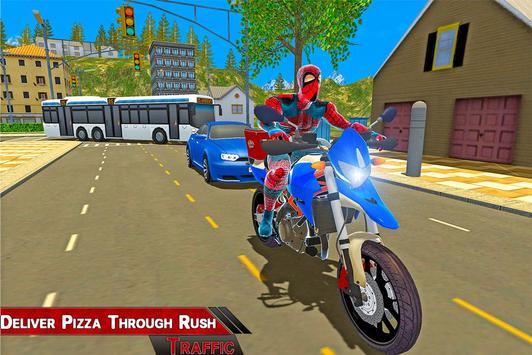 Super Spider Hero Pizza Delivery screenshot 11