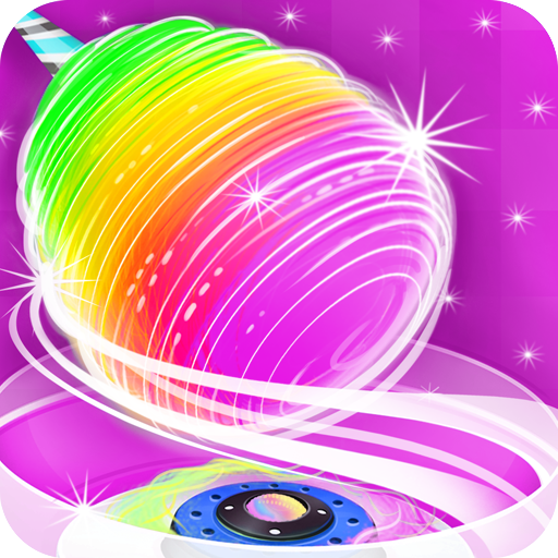 Make &amp; Eat Candy Game: Cute Cotton Candy Games icon