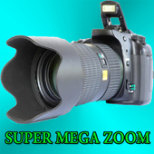 super mega zoom camera  icon