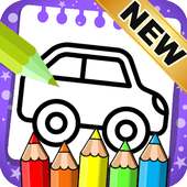 Car Coloring Pages - Car Colouring Games on 9Apps