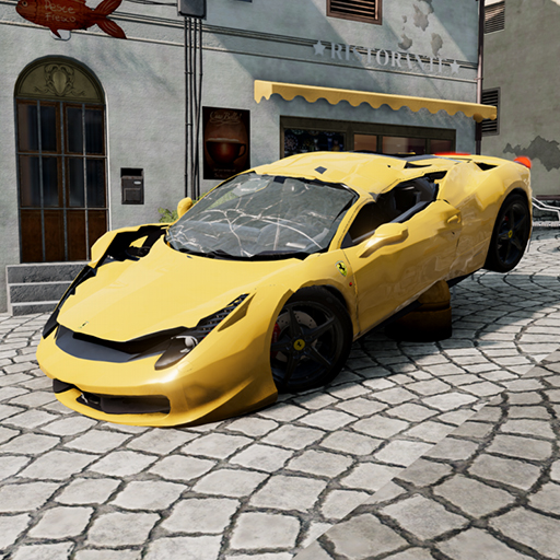 Ferrari Simulator Car Crash 3D icon