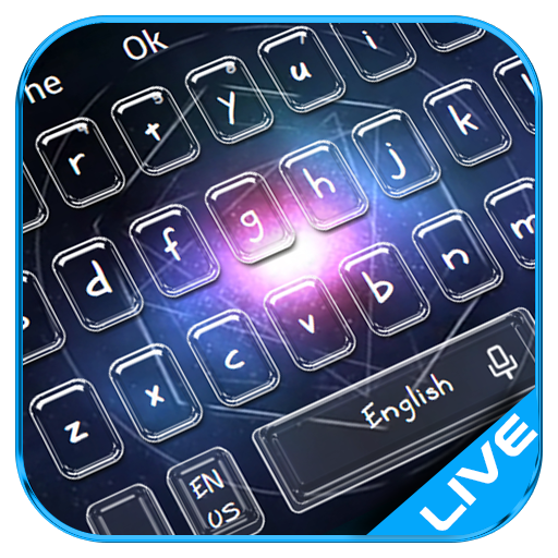 Live Star Black Hole Galaxy Keyboard Theme icon