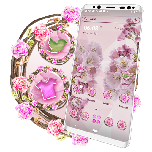 Cherry Blossom Sakura Launcher Theme icon