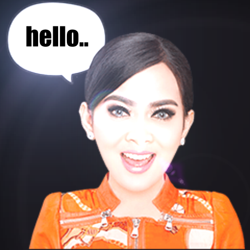 Stiker Syahrini untuk Whatsapp icon