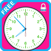 Analog Clock Screen Lock icon