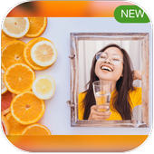Orange Photo Frames HD icon