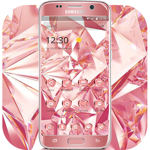 Crystal Sparkling Apple Theme icon