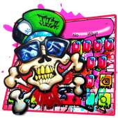 Skate Graffiti Keyboard Theme on 9Apps