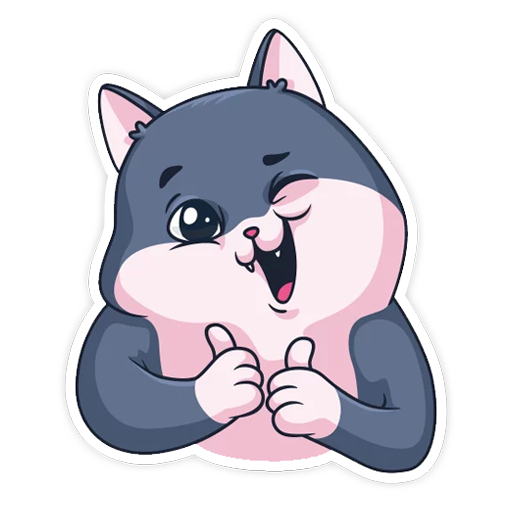 Cat Toon StickerWA icon