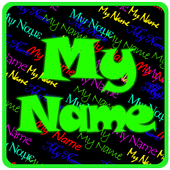 My Name Rain Live wallpaper icon