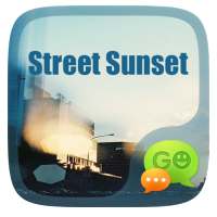 GO SMS STREET SUNSET THEME on 9Apps