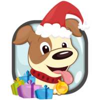 Puppy in Bubble Christmas Fall