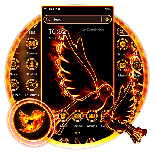 Fire Dove Launcher Theme icon