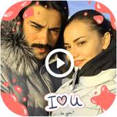 انشاء فيديو بالصور والموسيقى‎ مع إطارات الحب on 9Apps