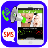 Spoken Caller Name and SMS icon