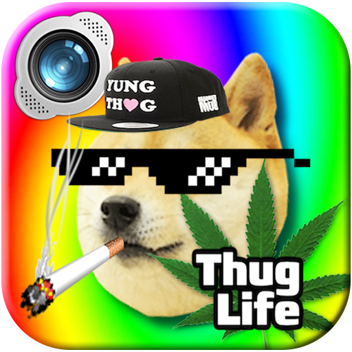Thug Life Photo Editor Dank Memes 2018 icon