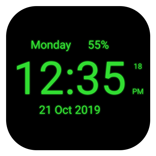 Digital Clock Live Wallpaper icon