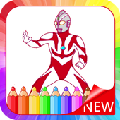 Coloring Game Of Ultraman иконка