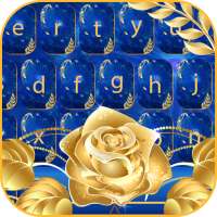 Blue Gold keyboard Theme