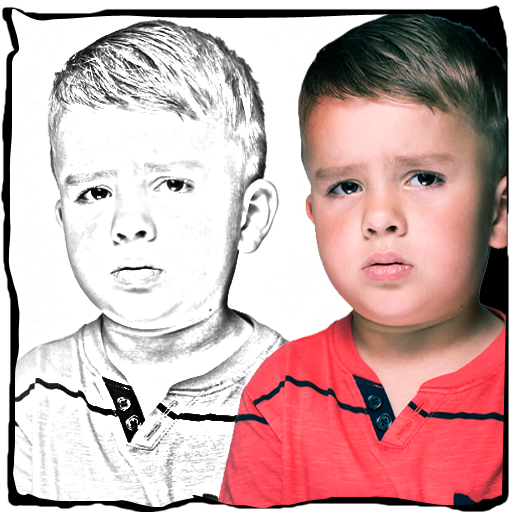 Convert Photo to drawing Pencil icon