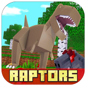 ikon Raptor Dinosaurs Mod for MCPE