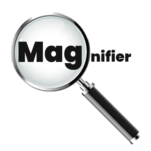 Magnifying Glass with light icon