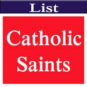 Catholic Saints List