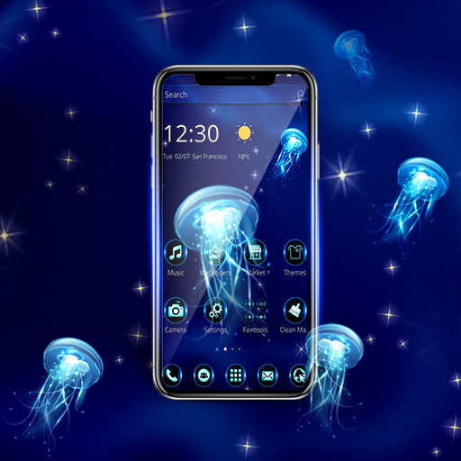 Starry Blue Launcher icon