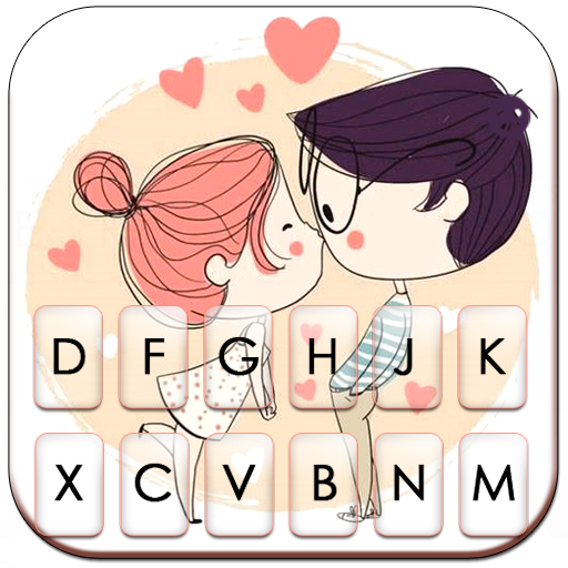 Couple Love Kiss Tema Tastiera icon