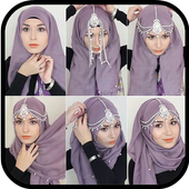 لفات حجاب سهلة أيقونة